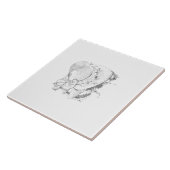 Bee Tile Tegeltje (Zijkant)