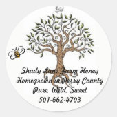 Bee Tree Honey Label (Voorkant)
