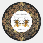 Bee Twins Rococo Honey Label (Voorkant)