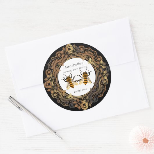 Bee Twins Rococo Honey Label (Envelop)