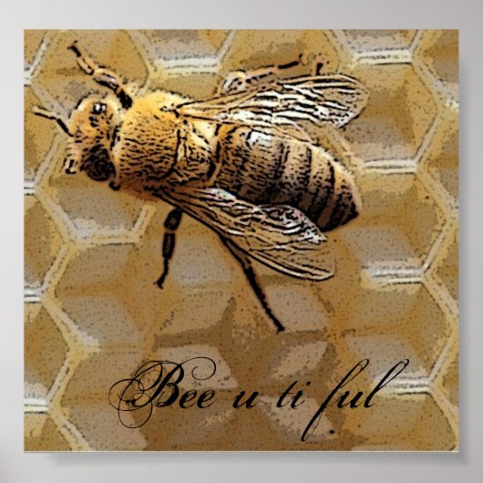 Bee u ti ful poster (Voorkant)