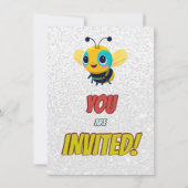 Bee Unique Gepersonaliseerde Verjaardag Nodig Kind Kaart (Achterkant)