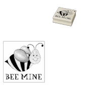 BEE Valentijnsdag Valentijn Bumblebee Stempel (Gestempeld)