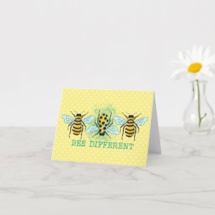 Bee Verschillende bijenborst Kaart