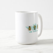 Bee Verschillende bijenborst Koffiemok (Voorkant rechts)