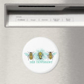 Bee Verschillende bijenborst Magneet (Insitu (Vaatwasser))