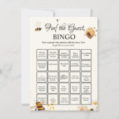 Bee Vind de gast bruidsfeest bingo spelkaart Kaart (Voorkant)