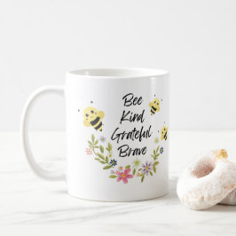 Bee vriendelijk dankbaar dapper koffiemok