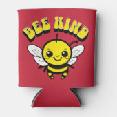 Bee vriendelijk tekstontwerp blikjeskoeler (Voorkant)