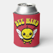 Bee vriendelijk tekstontwerp blikjeskoeler (Blikje Achterkant)