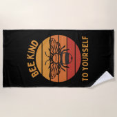 Bee vriendelijk voor jezelf strandlaken (Voorkant)