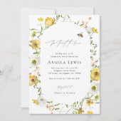 Bee Vrijgezellenfeest Minimalist Elegant Kaart (Voorkant)