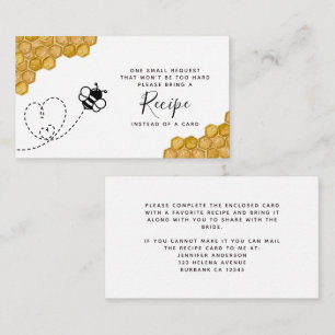 Bee Vrijgezellenfeest Recipe Request Enclosure Car Informatiekaartje