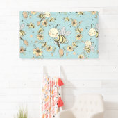 Bee Wall Decor Spandoek (Insitu)