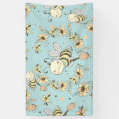 Bee Wall Decor Spandoek (Verticaal)