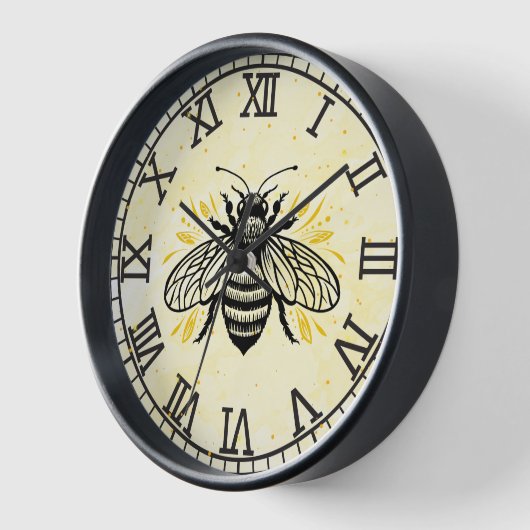 Bee wandklok (Hoek)