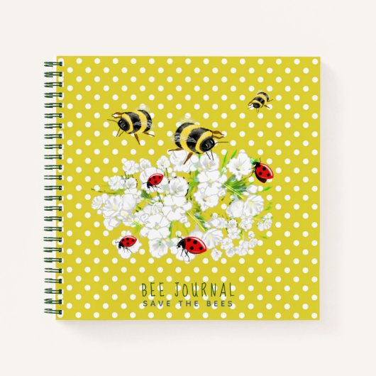 BEE Watching Journal - Bee Keepers en redders Notitieboek (Voorkant)