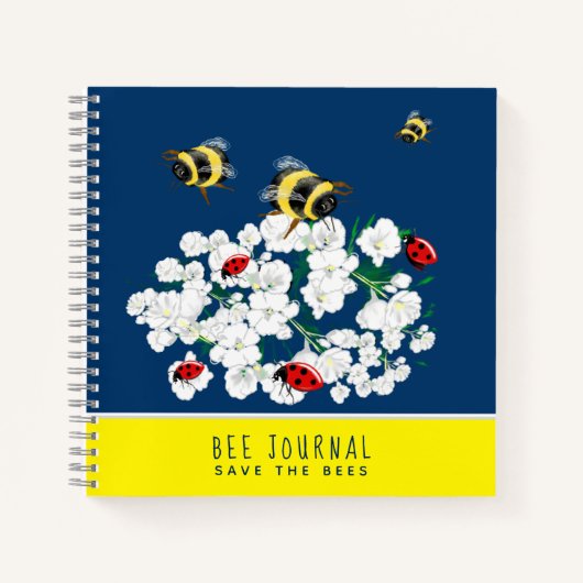 BEE Watching Journal - Bee Keepers en redders Notitieboek (Voorkant)