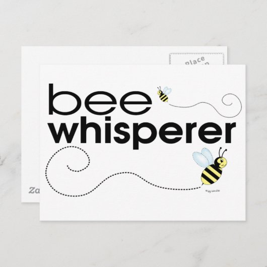 Bee Whisperer Briefkaart (Voorkant / Achterkant)