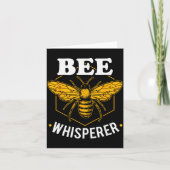 Bee Whisperer - Funny Beekeeng & Beekeeper Kaart (Voorkant)