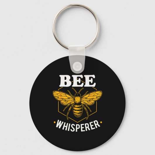Bee Whisperer - Funny Beekeeng &amp; Beekeeper  Sleutelhanger (Voorkant)