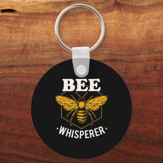 Bee Whisperer - Funny Beekeeng &amp; Beekeeper  Sleutelhanger (Voorkant)