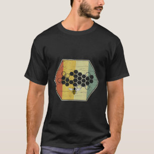 Bee Whisperer Honeycomb Retro Bijenkast T-shirt