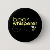 Bee Whisperer Ronde Button 5,7 Cm (Voorkant)