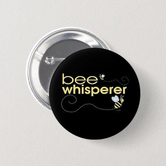 Bee Whisperer Ronde Button 5,7 Cm (Voorkant /achterkant)