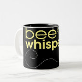 Bee Whisperer Tweekleurige Koffiemok (Voorkant links)