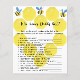 Bee - Wie kent DADDY het beste spel