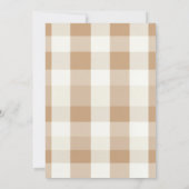 Bee Wildflower Wild ONE Butterfly Garden Party Kaart (Achterkant)