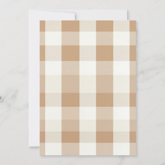 Bee Wildflower Wild ONE Butterfly Garden Party Kaart (Achterkant)