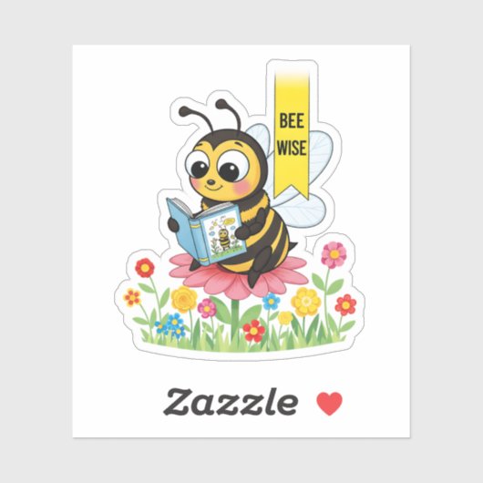 Bee Wise Sticker (Vel)