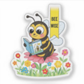 Bee Wise Sticker (Voorkant)