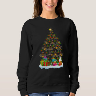 Bee  Xmas Holiday  Bee Christmas Tree Trui