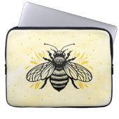 Bee-yond Beautiful Electronics Bag Laptop Sleeve (Voorkant)
