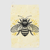 Bee-yond Beautiful Golf Towel Golfhanddoek (Voorkant)