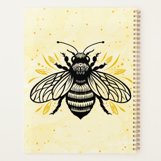 Bee-yond Beautiful Planner (Achterkant)