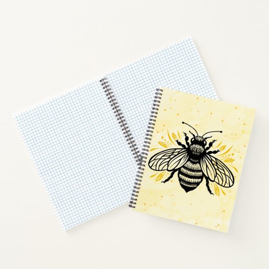 Bee-yond Beautiful Spiral Notebook Notitieboek (Binnen)