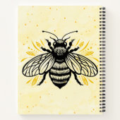 Bee-yond Beautiful Spiral Notebook Notitieboek (Achterkant)