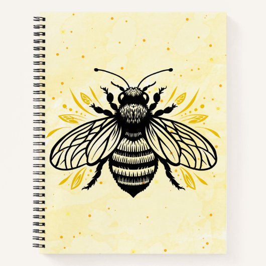 Bee-yond Beautiful Spiral Notebook Notitieboek (Voorkant)