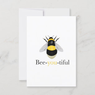 Bee-you-ful-groetings-kaart Bedankkaart