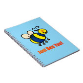 Bee you Happy Cartoon Bee Notitieboek (Rechterzijde)