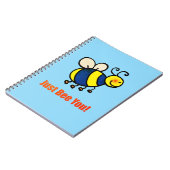 Bee you Happy Cartoon Bee Notitieboek (Linkerzijde)