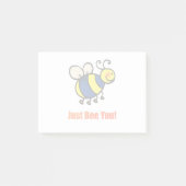 Bee you Happy Cartoon Bee Post-it® Notes (Voorkant)
