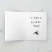 Bee Yourself Bumblebee Tennis Kaart (Binnen)