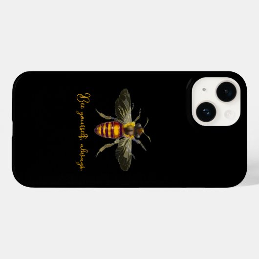 Bee Yourself Case-Mate iPhone Case (Achterkant (horizontaal))