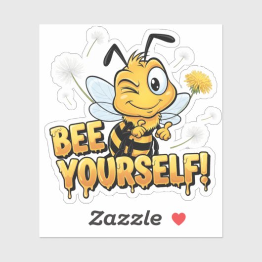 Bee Yourself Sticker (Vel)