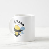 Bee-zarre Funny Bizarre Bee Pun Koffiemok (Voorkant links)